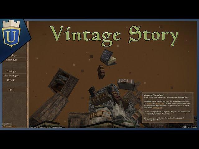 Vintage Story 1.20 | Hardcore 1 Life Stream