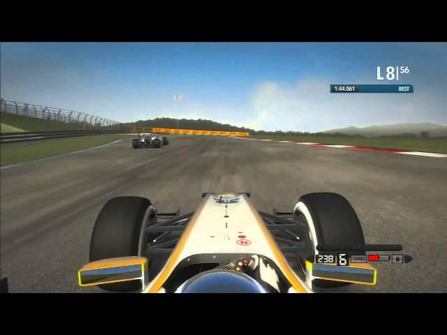 F1 2012 GP Malaysia Online Gameplay