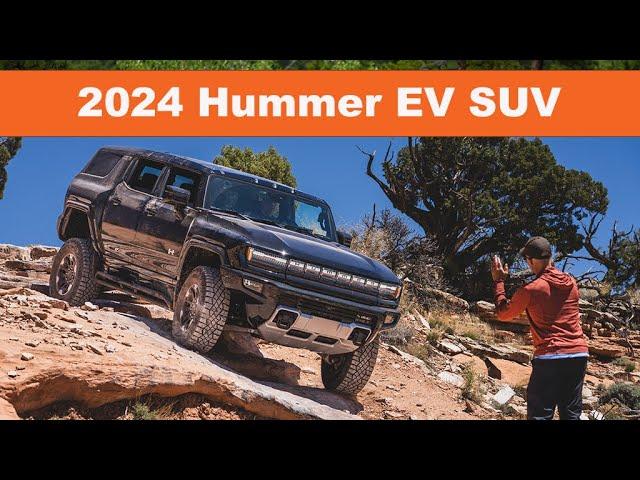 The 2024 Hummer EV SUV in Moab