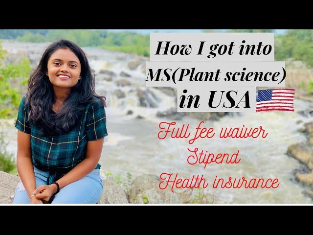 How I got admission into MS Plant science in USA | Indian Student | Agriculture | Horticulture |