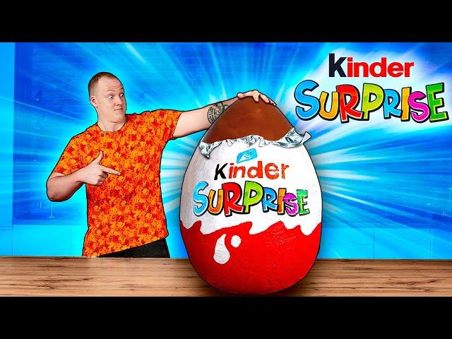 I Made A Giant 110-Pound Kinder Surprise