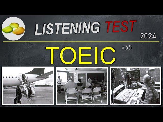 TOEIC Listening Test 35. TOEIC Asia set. Japan examination 2024