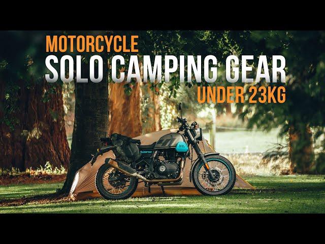 Motorcycle solo camping gear review New Zealand