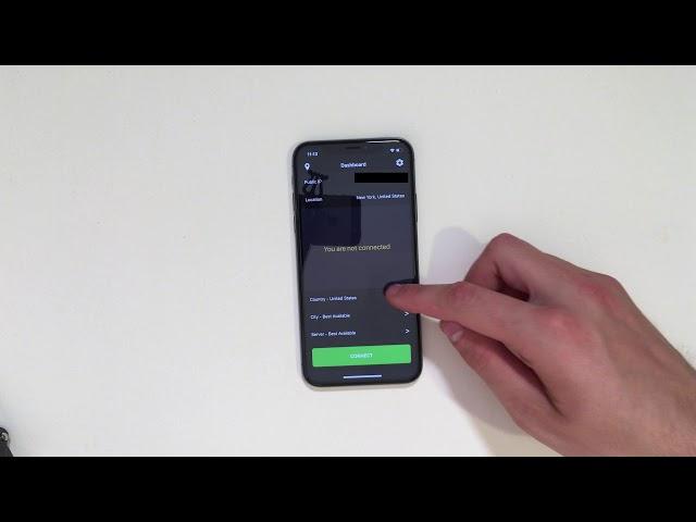 IPVanish VPN | Quick Usability Test [iPhone X]