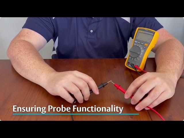 Checking Probe Functionality with a Digital Multimeter