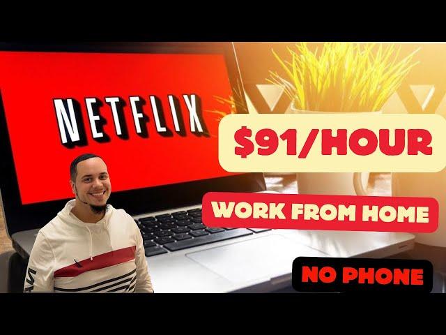 NETFLIX WILL PAY YOU $15,833/MONTH | WORK FROM HOME | REMOTE WORK FROM HOME JOBS | ONLINE JOBS