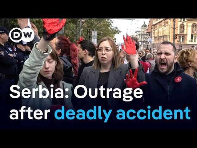 Serbia train station tragedy: How Serbians are demanding accountability | DW News