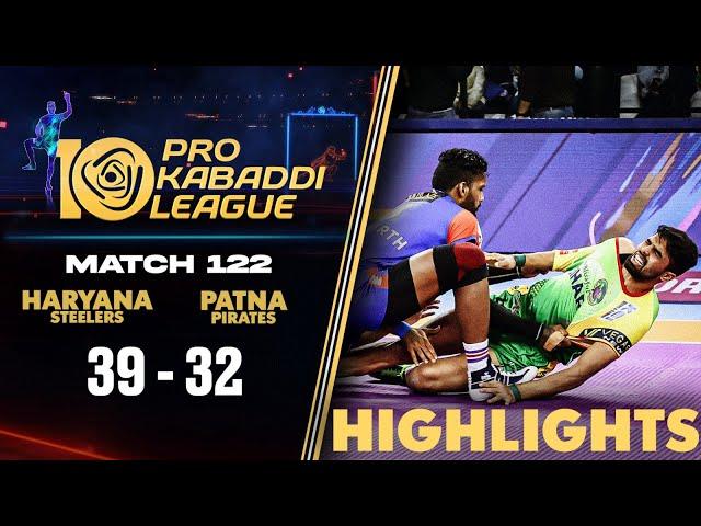 Siddharth Desai Takes the Steelers into the Playoffs | PKL 10 Highlights Match #122