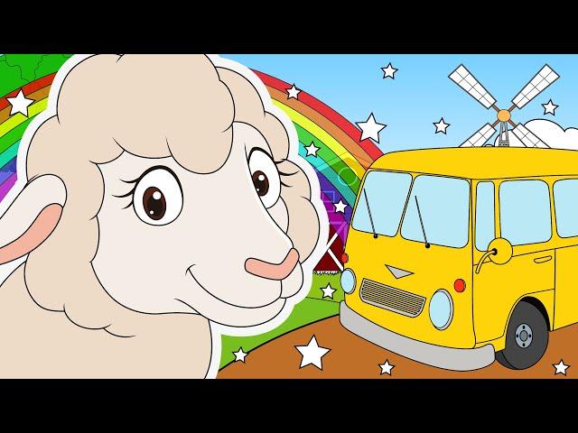 Wheels on the Bus go round and round | Chirpy Toons Nursery Rhymes