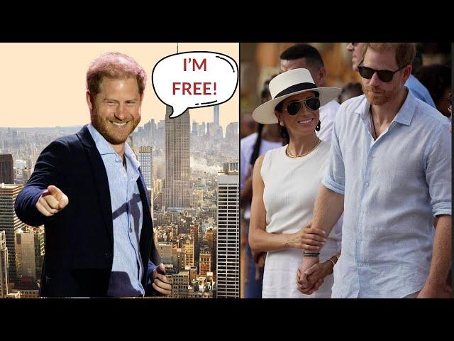 Prince Harry Tired of Meghan Markle's Tantrums & Escapes Her "Double Clutch" Grip With Trip To NYC!