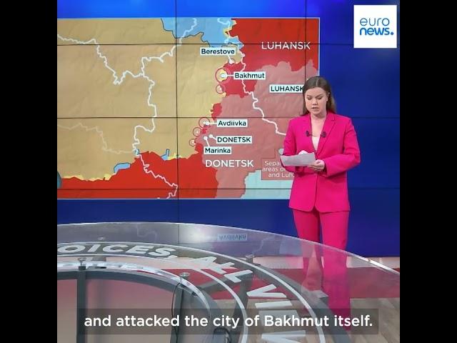 Ukrainian forces are hanging on to their positions in the eastern city of Bakhmut  #shorts