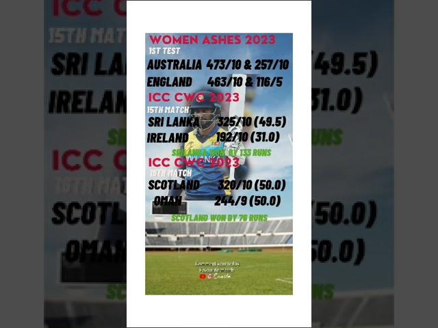 #todaymatchreport 26-06-2023#cricsta#ashes  #todaycricketlive  #livescore #hasaranga #slcricket  #Sl