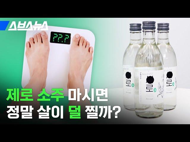 다이어트 한다고 제로소주만 마신 사람들 주목! 소주 칼로리의 진실 / 스브스뉴스