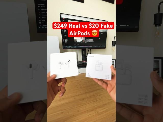 $20 AirPods Pro vs $249 AirPods Pro  #shorts #Apple