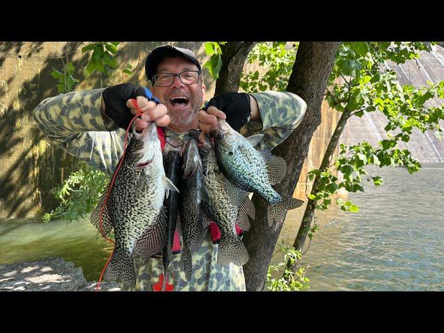 WALLEYE, SAUGER, SLAB CRAPPIE, WATERFALL FUN IN THE SUN!!