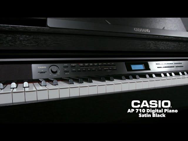 Casio AP 710 Digital Piano, Satin Black | Gear4music demo