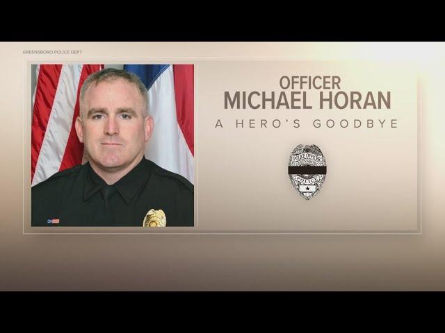 Greensboro prepares for Officer Horan's funeral