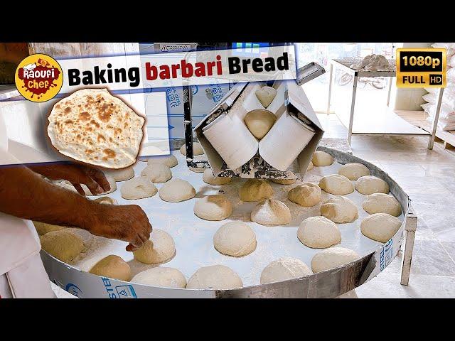 Baking Bread  Baking Iranian Bread  Cooking Barbari Bread in Iran