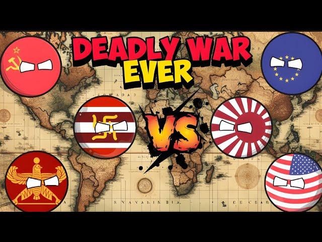 [DEADLY WAR EVER] ️ || World Provinces || #countryballs #geography