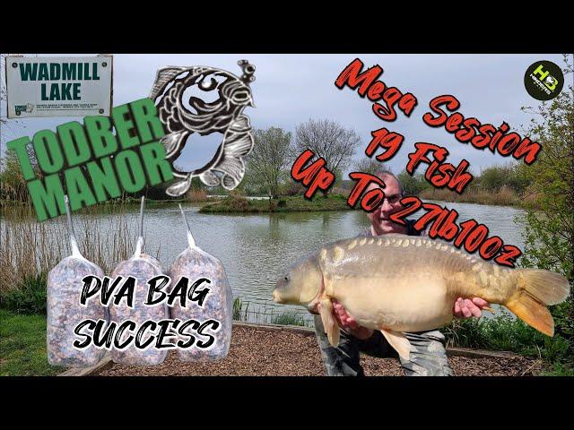 281 Todber Manor Mega Session. Pva Bag Success.