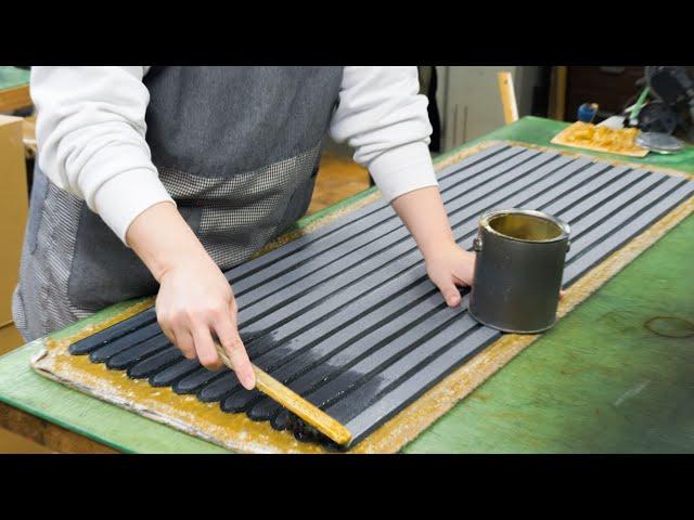 The Process of Making a Leather Belt-Japanese Leather Belt Workshop