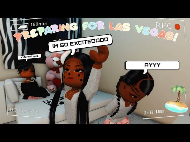 PREPARING FOR OUR LAS VEGAS TRIP! PT.2 ON “@NicholeRobinson123  CHANNEL! | ROBLOX BLOXBURG ROLEPLAY