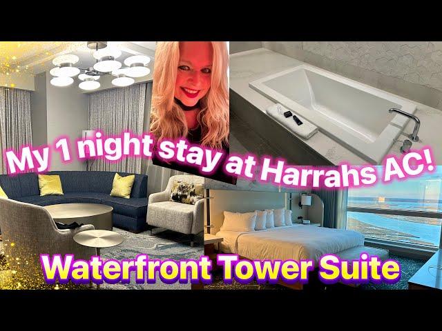 1 night stay at Harrahs Atlantic City AC Tour a suite in the waterfront tower!