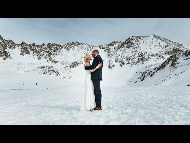 Colorado Backcountry Mountain Elopement Film // Colorado Elopement Videographer and Photographer