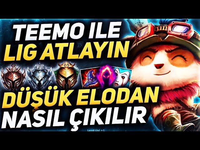 TEEMO İLE DÜŞÜK ELODAN NASIL ÇIKILIR ? | TEEMO ÖĞRETİCİ OYNANIŞ | Emre Bey