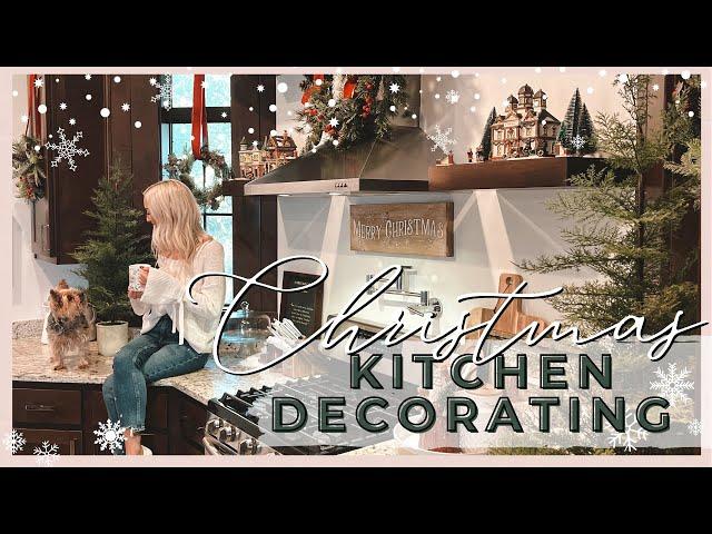 CHRISTMAS DECORATE WITH ME | CHRISTMAS DECOR IDEAS 2022 | CHRISTMAS DECORATIONS 2022 | KITCHEN