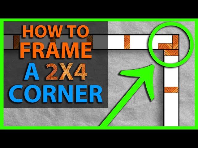 How To Frame a 2x4 Wall Corner