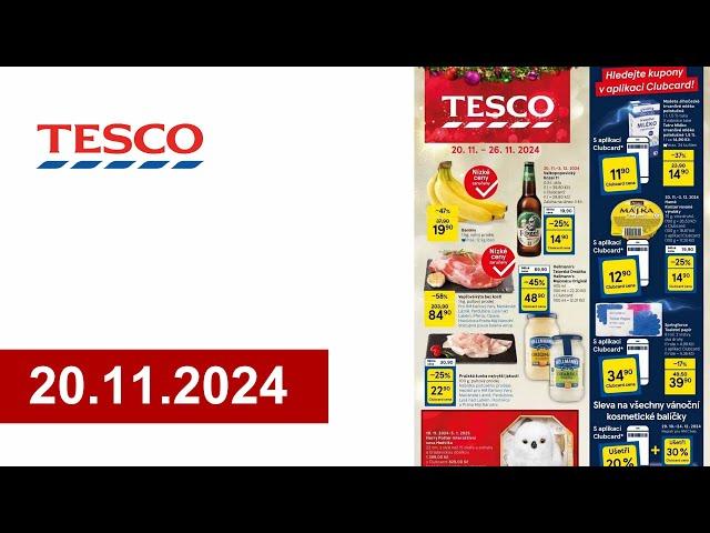 Tesco leták 20.11.2024 - akční leták