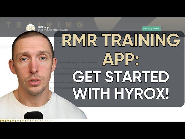 Welcome to the RMR Training App! | Get Started with HYROX Training Today