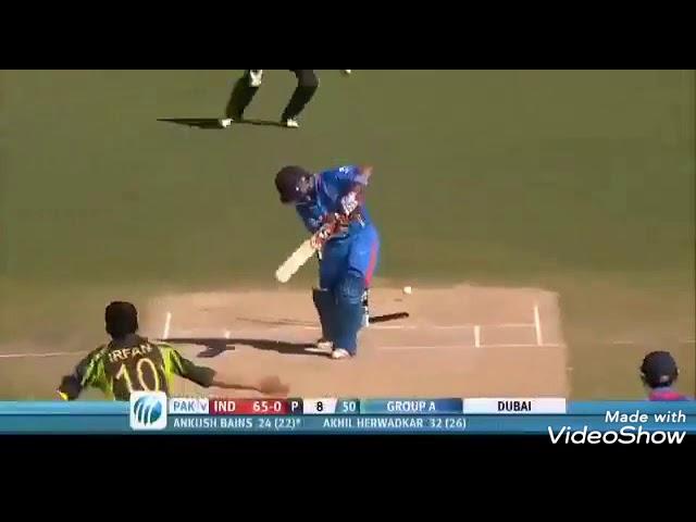 Irfan Ullah Shah Pak u19 bowling vs India