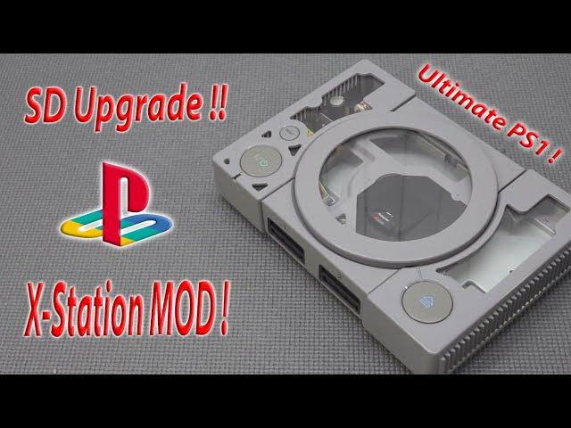 X-Station The Ultimate Custom Playstation 1 Retro Console ! 