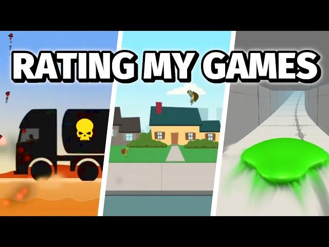 3 years of Learning Game Development - Rating My Games