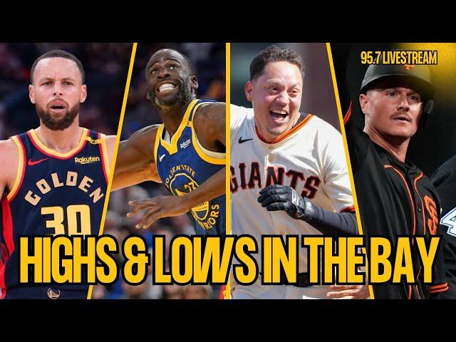 Warriors Suffer A Let Down Loss, Giants Cannot Lose! | 95.7 The Game Live Stream