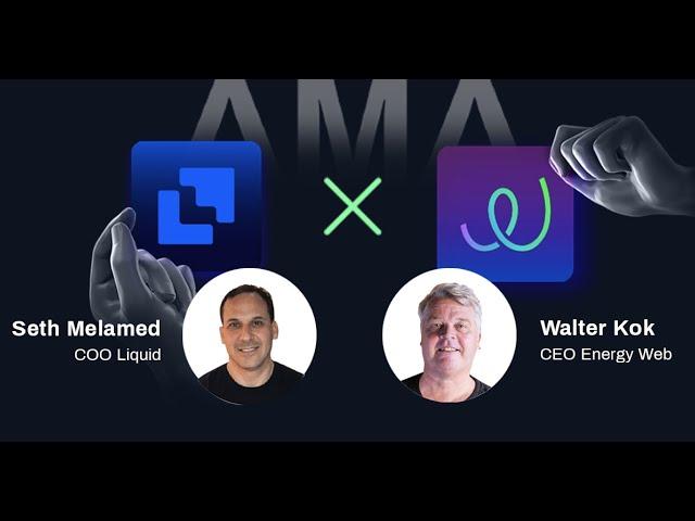 AMA with Energy Web token (CEO Walter Kok) and Liquid exchange (COO Seth Melamed)