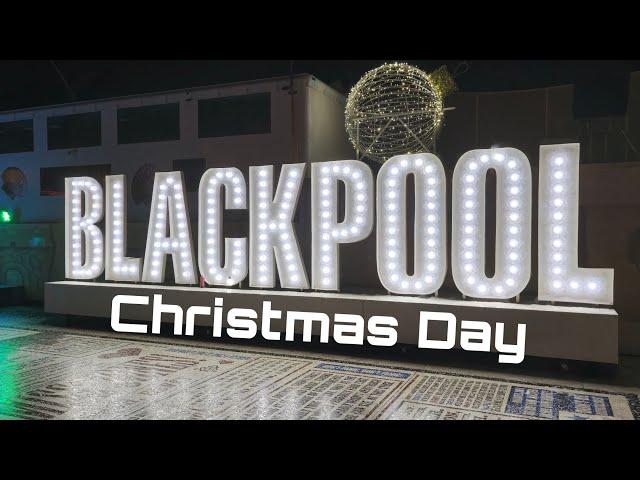 A Christmas Day Stroll On Blackpool Promenade