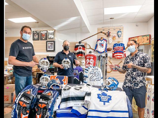 Classic Auctions Receives Goalie Mask Collector for Felix Potvin Game Worn Memorabilia