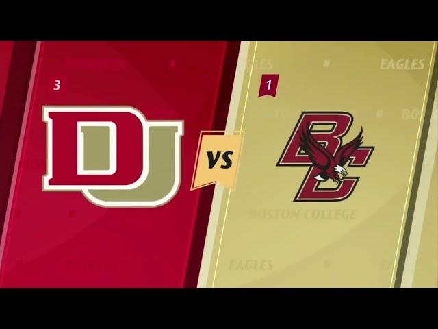 2024 NCAA Hockey Frozen Four  Final Boston College vs Denver 4 13 2024