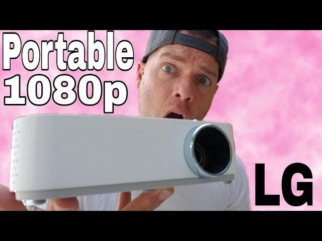 Best 1080p Portable Projector 2018 | LG PF50KA Minibeam Review