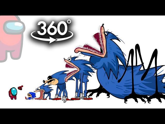 Sonic Tapes | Emoji SHIN SONIC TAPES Characters Animation Part 6 | 360° VR