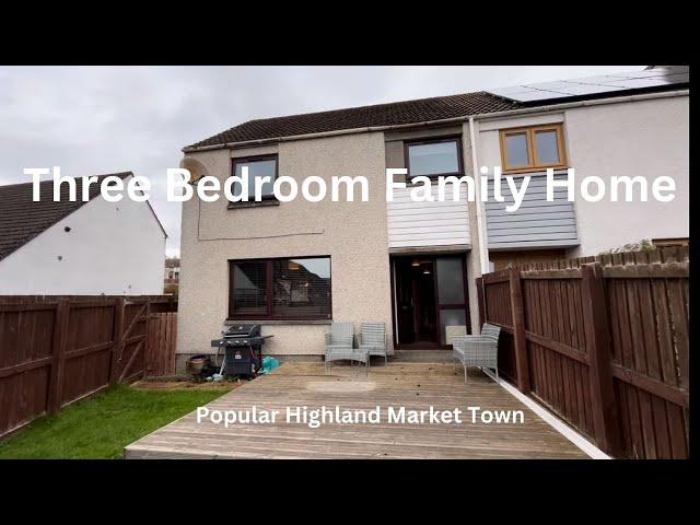 Three Bedroom Family Home - Popular market Town of Dingwall £155K