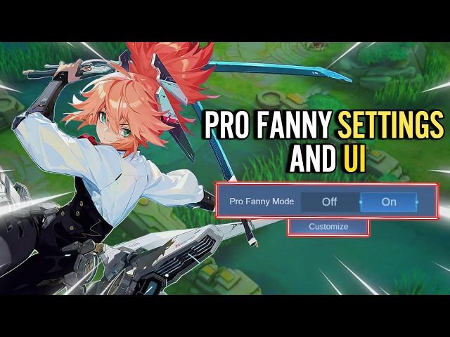 BEST FANNY SETTINGS AND USER INTERFACE FOR SLOW HANDS | MOBILE LEGENDS | FANNY CONFIGURINGS