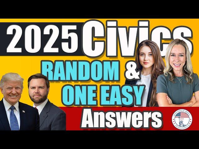 100 civics questions ONE EASY answers US naturalization test | 2008 Civics Test Officer Nicole