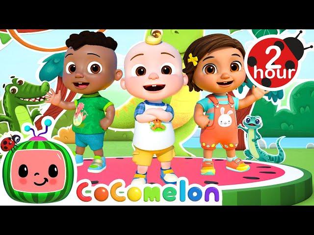 Dinosaur Dance | Cocomelon  | Family Time! ‍‍ | MOONBUG KIDS | Family...