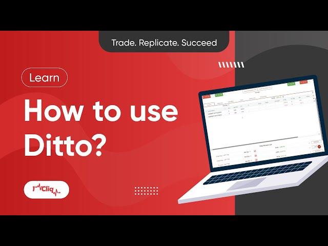 How to use Ditto in 1Cliq?