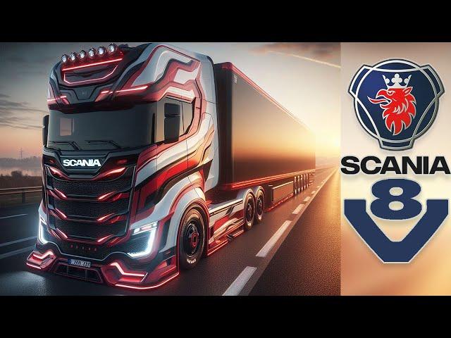 Scania V8 770S Trucks: Unleashing Power and Elegance on the Road