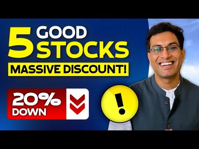 5 Beaten Down, But GREAT Stocks with 100% upside potential | Akshat Shrivastava